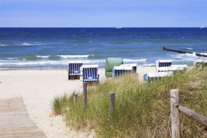 Strandkörbe an der Nordsee