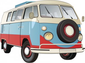 Old bus Bulli VW Oldtimer