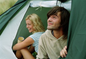 Campen im Zelt