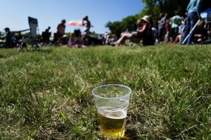 Camping auf einem Festival